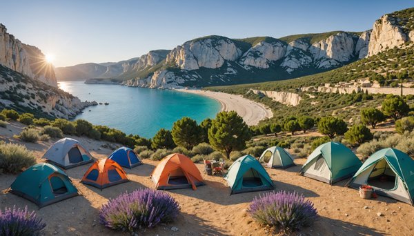 Les 7 destinations camping incontournables en région paca